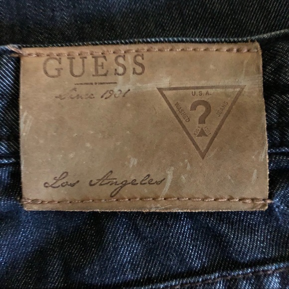 Men’s Guess Rebel Rescue Reg Straight Jeans 32x32 - Picture 3 of 11